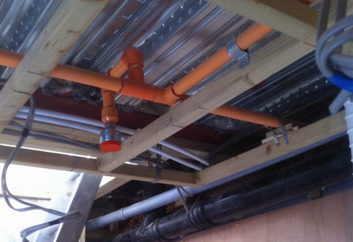 Fire sprinkler installation